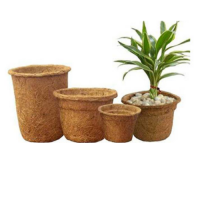 Coconut Fibrepots Exporters, Wholesaler & Manufacturer | Globaltradeplaza.com