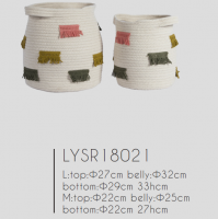 resources of Fashionable Cotton Rope Storage Basket exporters