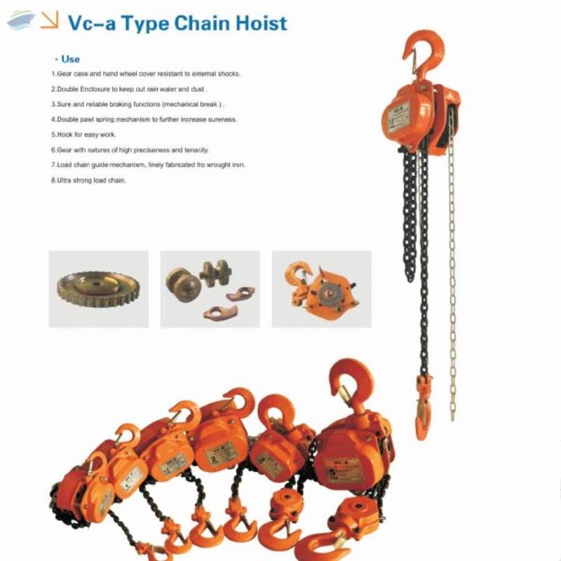 VcA Chain Hoist exporter and supplier from United Arab Emirates