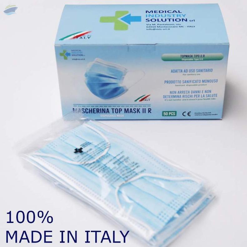 Disposable Civil Mask Iir - 25Gsm - Made Italy Exporters, Wholesaler & Manufacturer | Globaltradeplaza.com