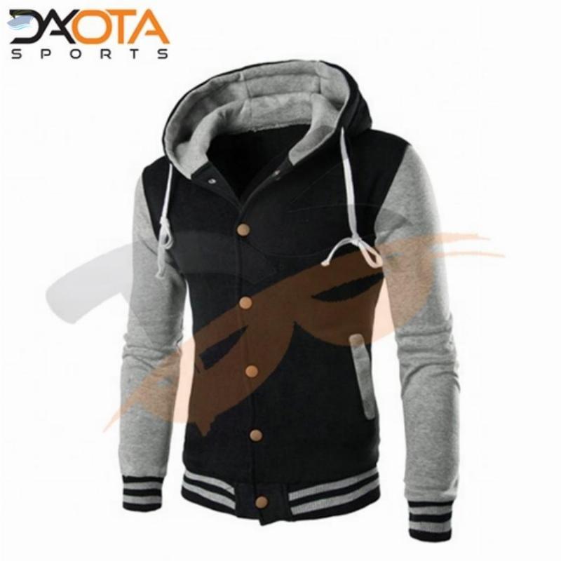 resources of Men Bomber Cotton Blend Jacket Fabric With Hood exporters