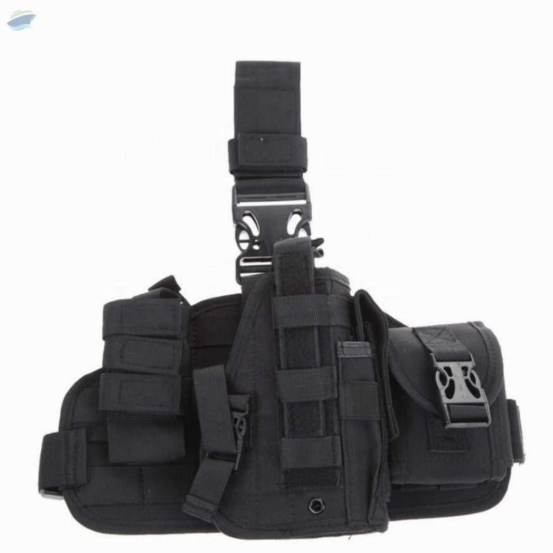 Police Black Tactical Leg Gun Holster Exporters, Wholesaler & Manufacturer | Globaltradeplaza.com