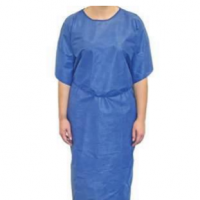Disposable Short Sleeve Patient Gown Exporters, Wholesaler & Manufacturer | Globaltradeplaza.com