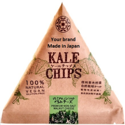 Gluten-free Vegan Kale chips (Non-salt Walnut Cheese) - Made In Japan, OEM Private Label Exporters, Wholesaler & Manufacturer | Globaltradeplaza.com