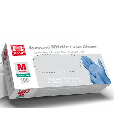 Synguard Nitrile Exam Gloves Exporters, Wholesaler & Manufacturer | Globaltradeplaza.com